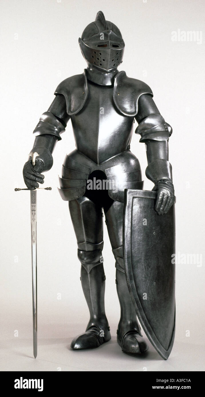 Knight in shining Armor Stock Photo