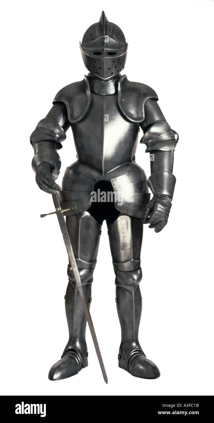 Knight in shining Armor Stock Photo