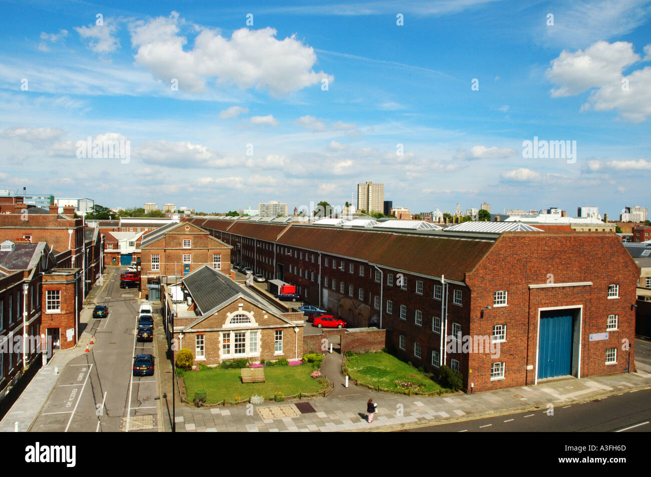 rope walk and rope houses portsmouth historic dockyard uk