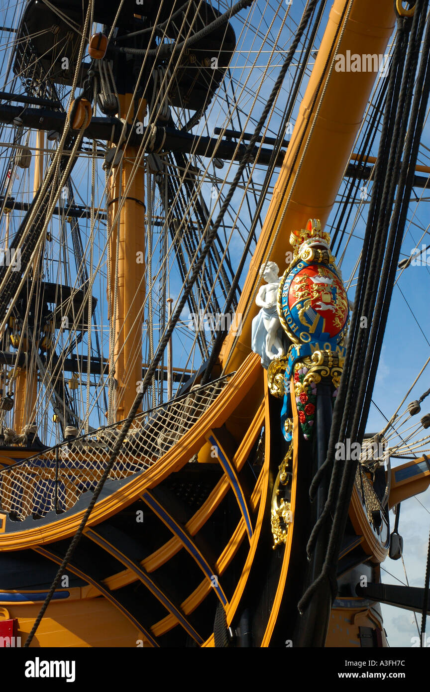 HMS Victory at Portsmouth historic dockyard UK Stock Photo - Alamy