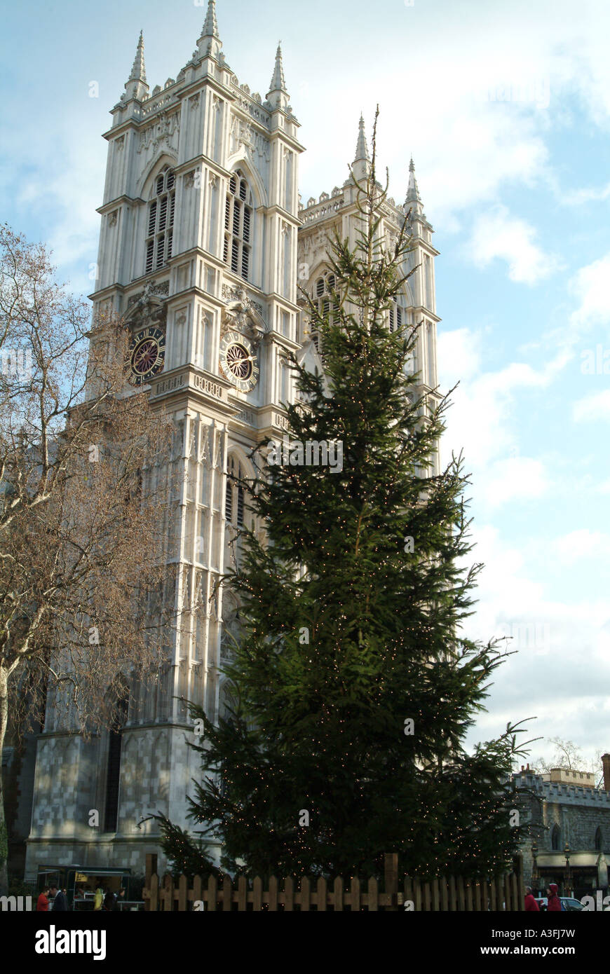Westminster abbey christmas tree london hires stock photography and