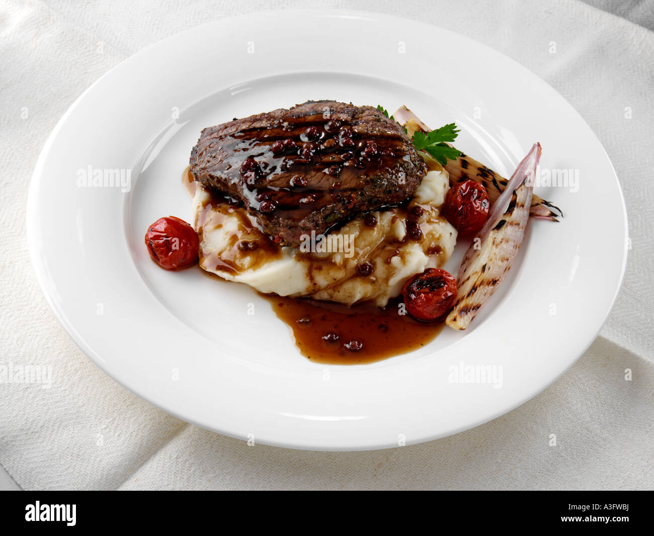 Peppered Rump Individual portion rump steak hi-res stock photography and images - Alamy