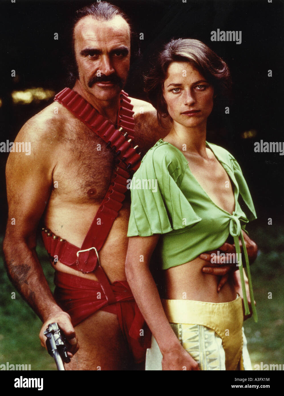 ZARDOZ  1974 TCF/John Boorman film with Sean Connery and Charlotte Rampling Stock Photo