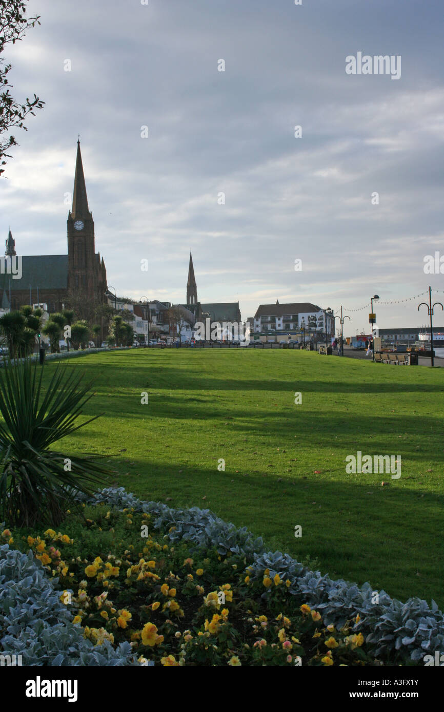 Largs Promenade Stock Photo Alamy