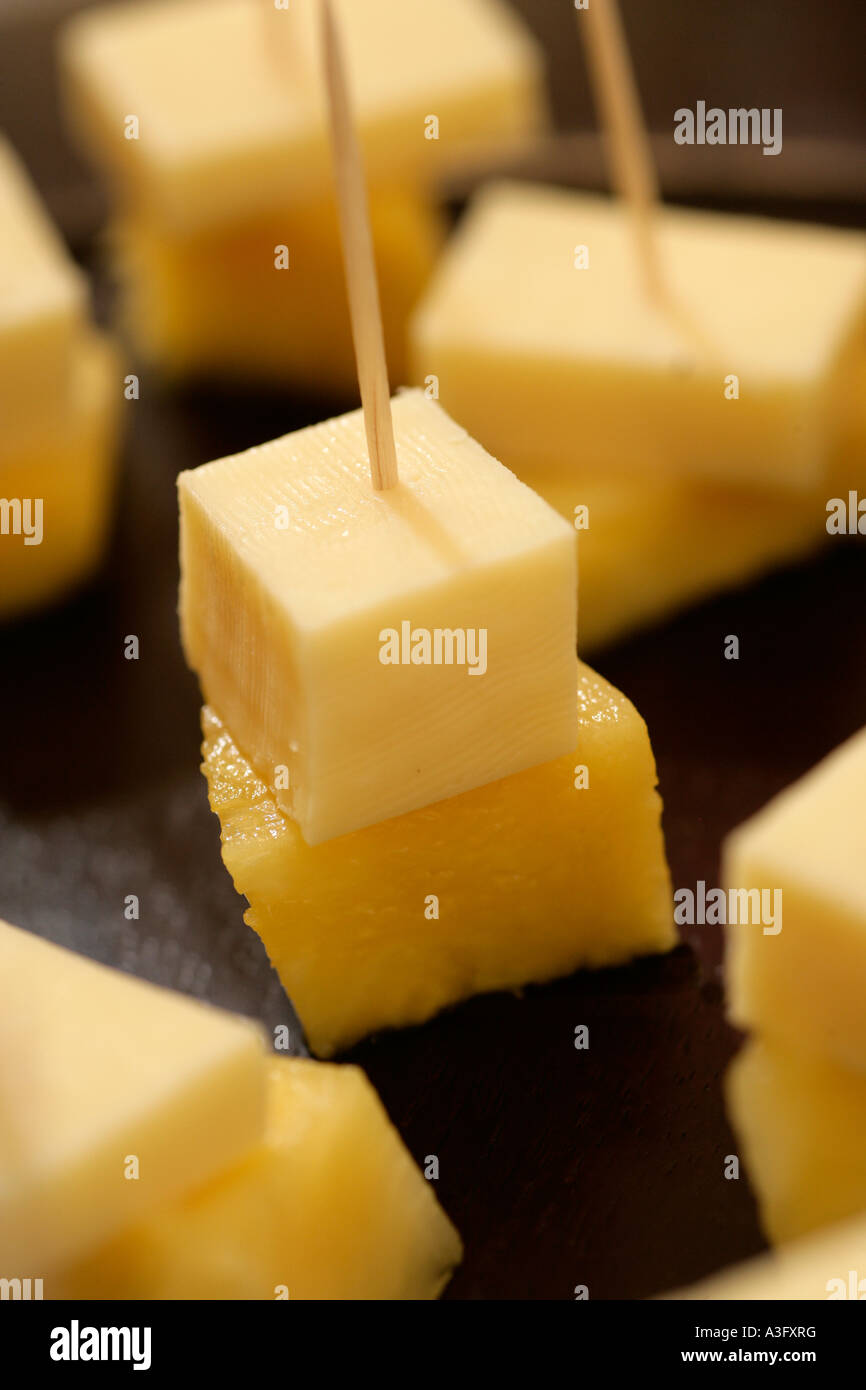 Cheese and pineapple sticks hires stock photography and images Alamy