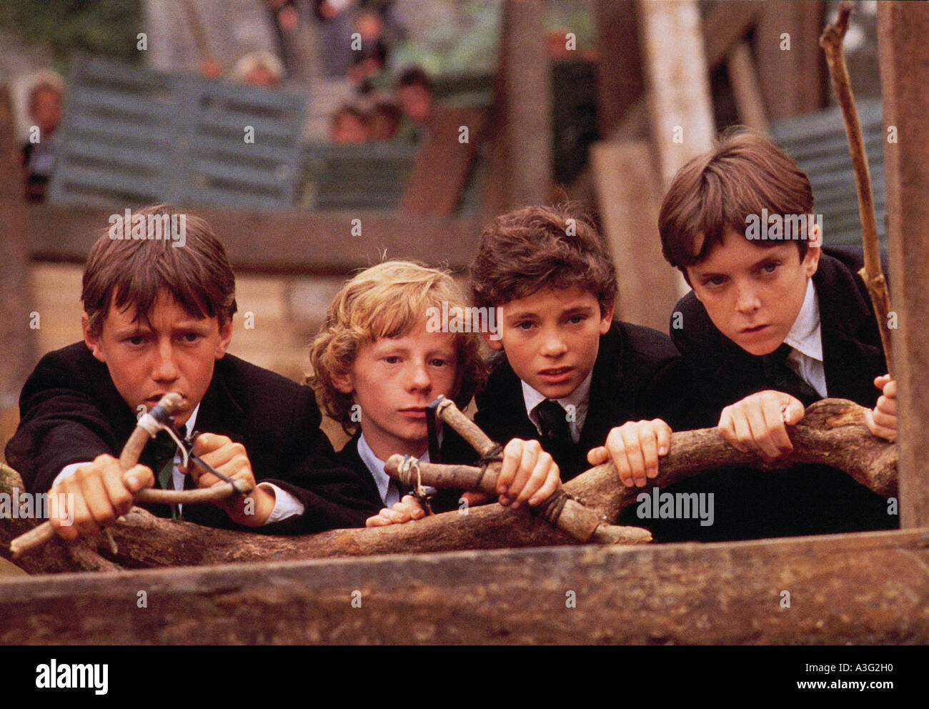 WAR OF THE BUTTONS  1994  Warner film about boys in rural Ireland Stock Photo