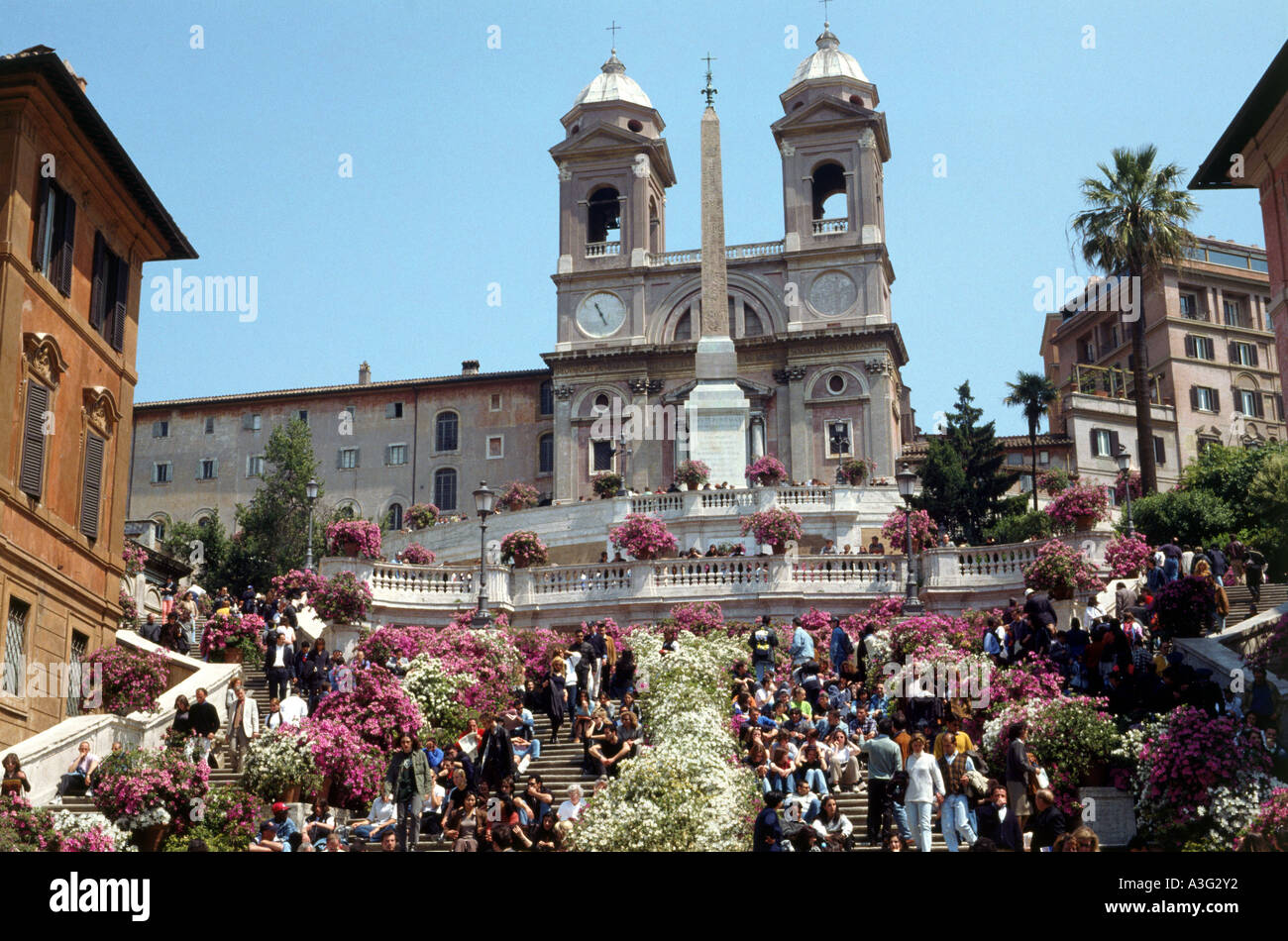 ROME  The Spanish Steps Stock Photo