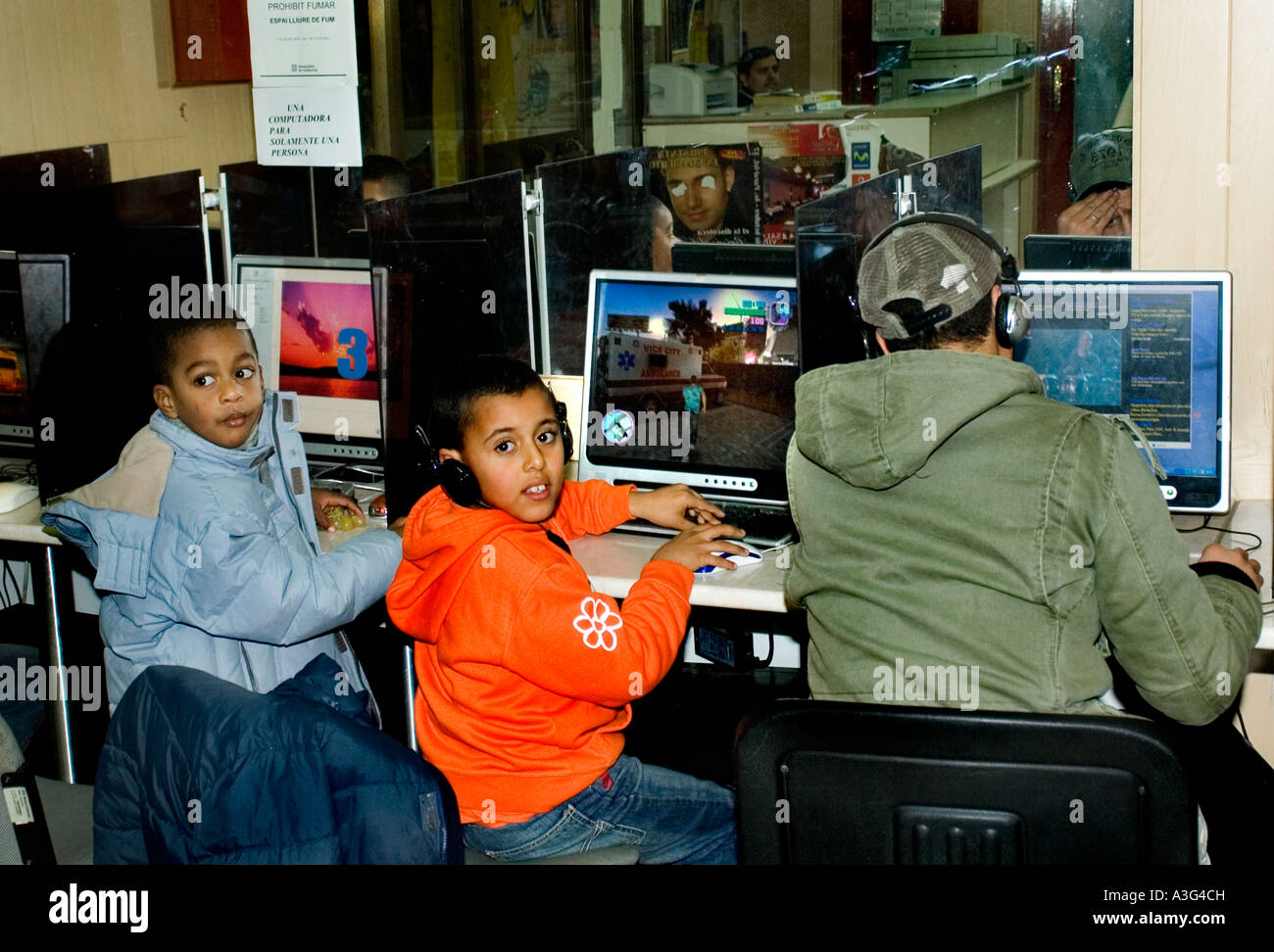 Black Boys interactive computer internet vision game games knowledge ...