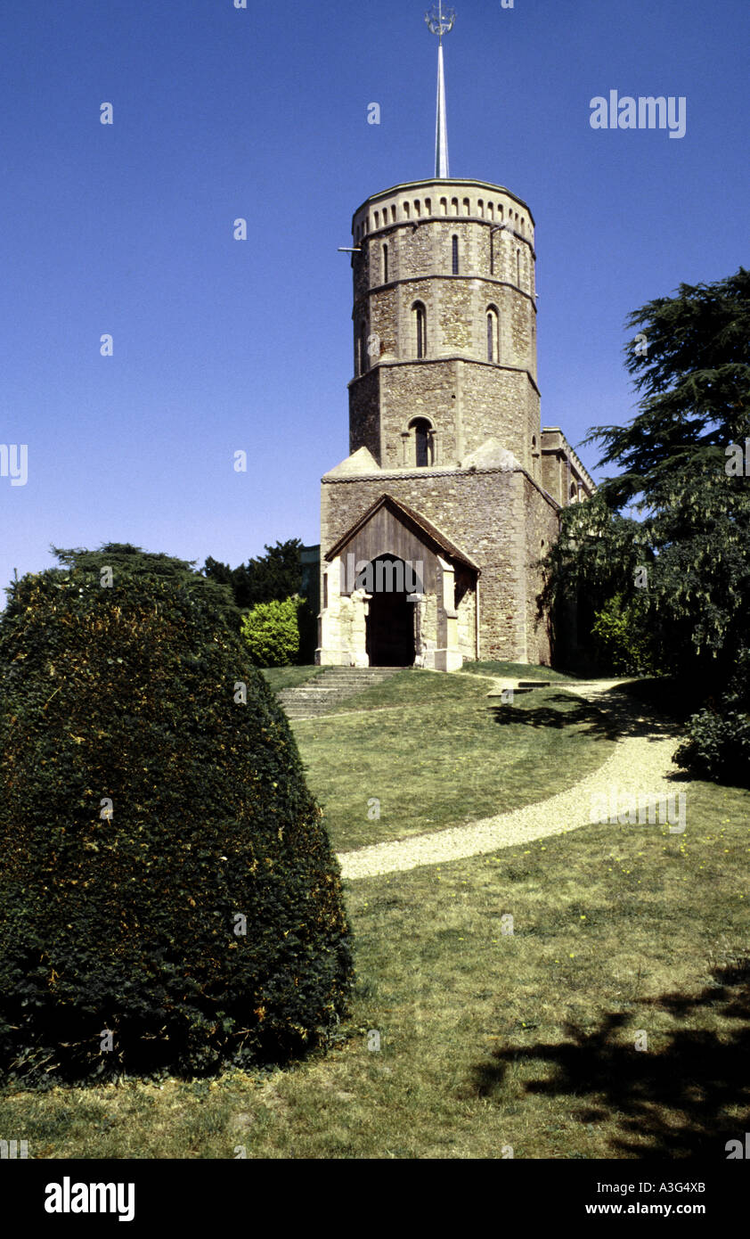 ST MARY'S CHURCH.. SWAFFHAM PRIOR. CAMBRIDGESHIRE. ENGLAND. UK Stock Photo