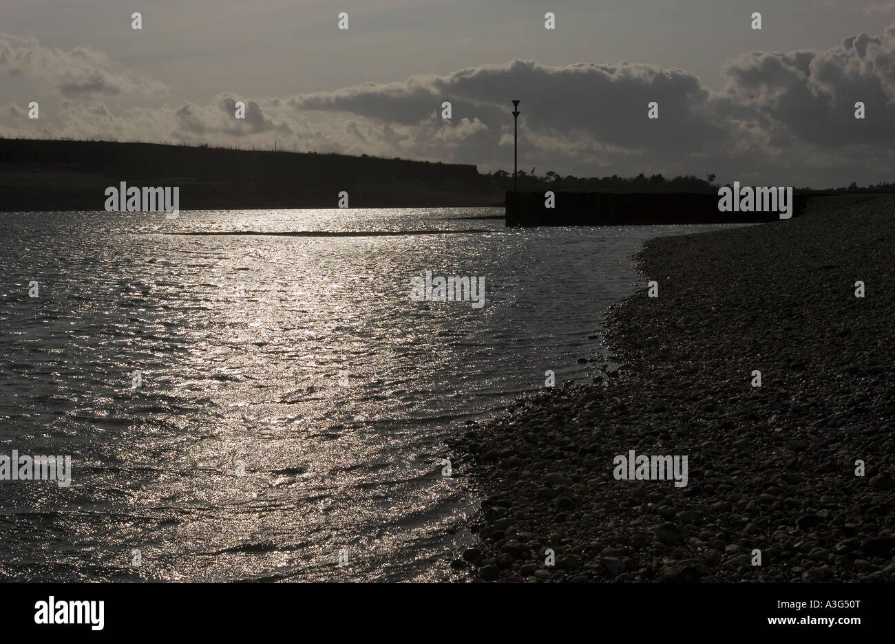 Silver Sea at Pagham Harbour Stock Photo Alamy