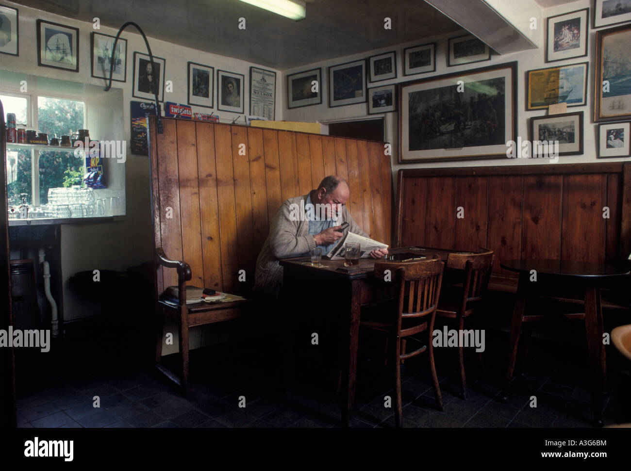 Village Pub called The Lord Nelson, Burnham Thorpe Norfolk England