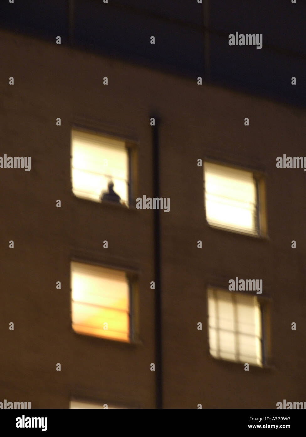 Man alone house backlit hi-res stock photography and images - Alamy