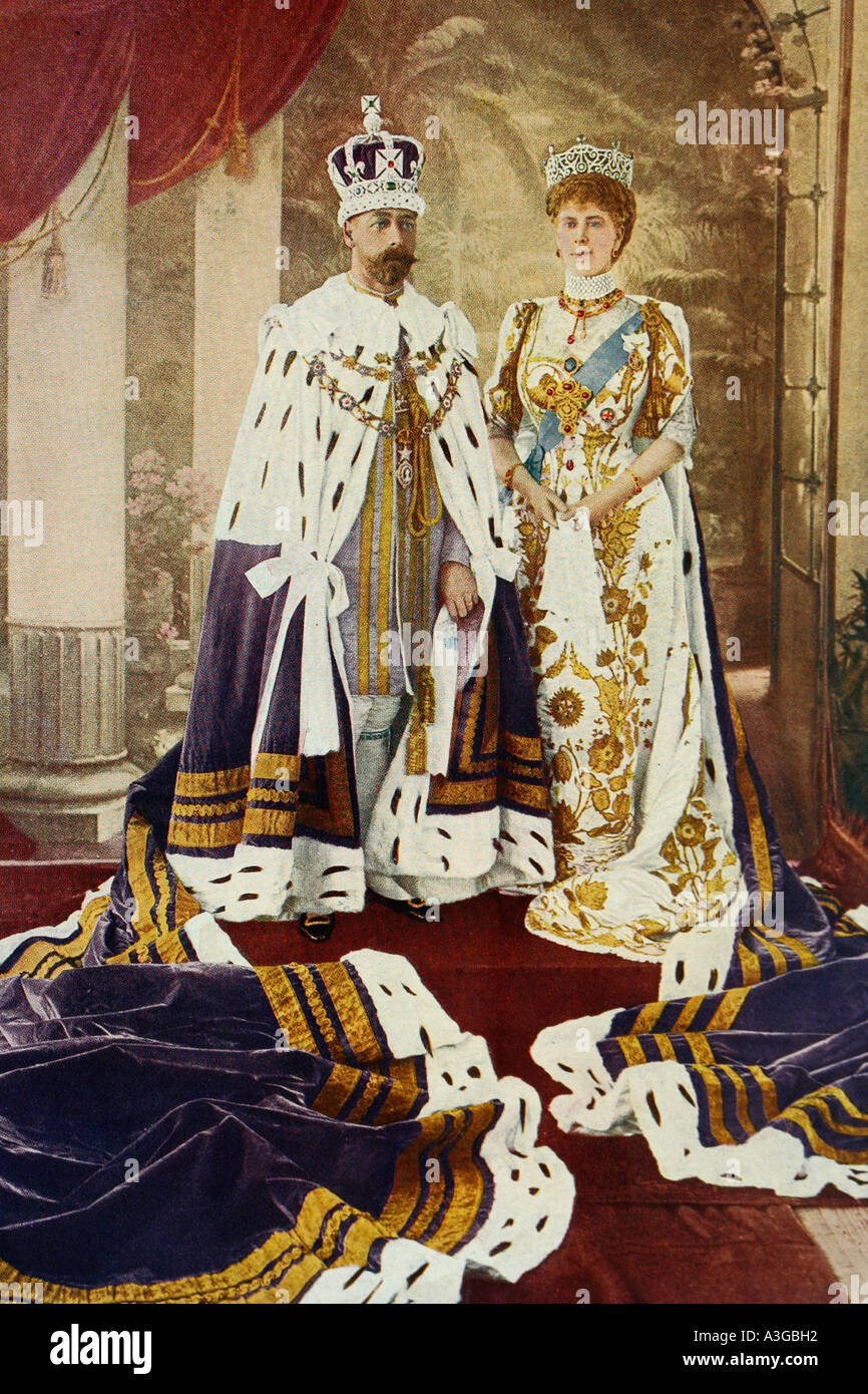 King george v and queen mary hi-res stock photography and images - Alamy