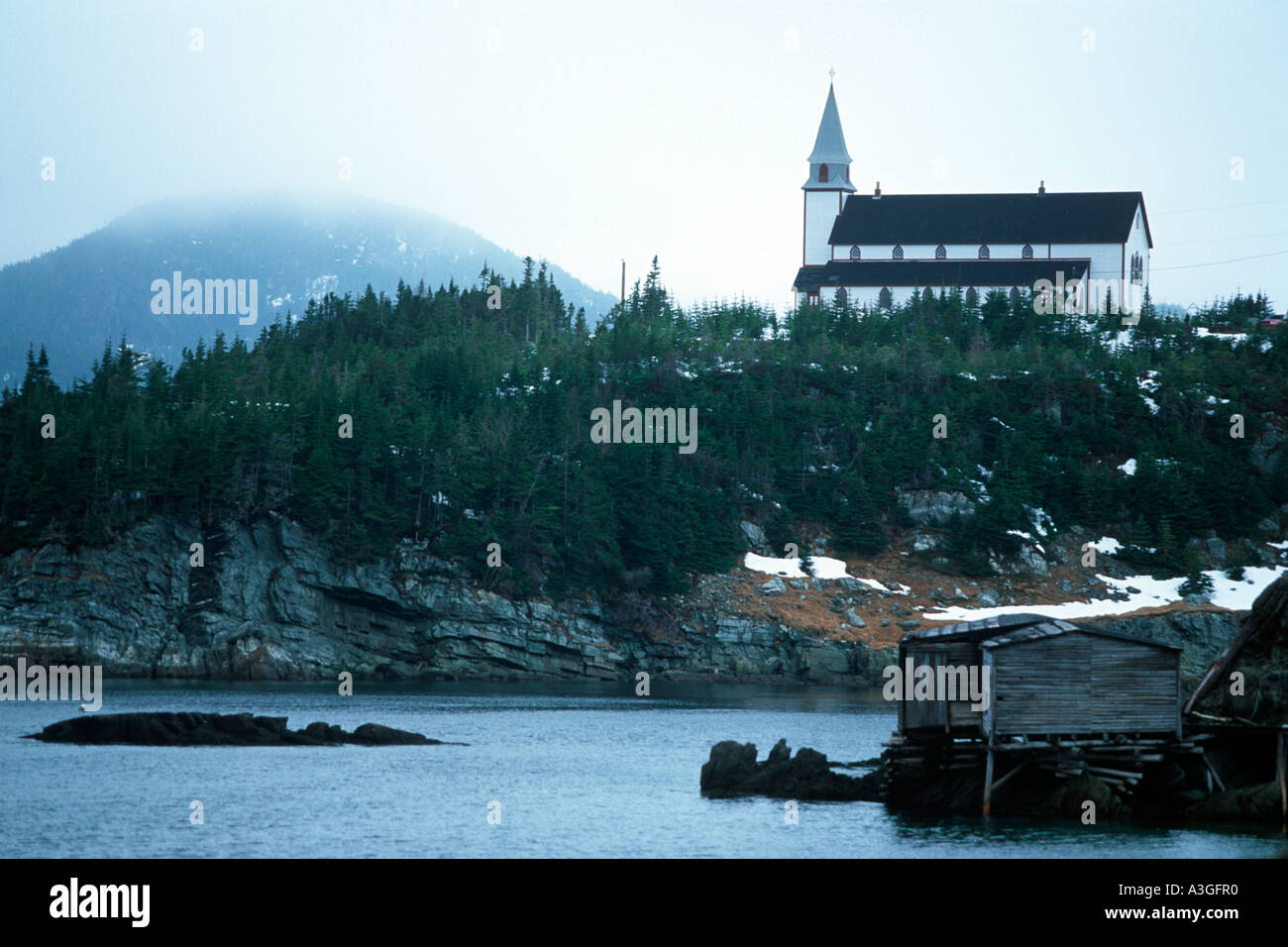 New Bonaventure Bonavista Peninsula Newfoundland Stock Photo Alamy