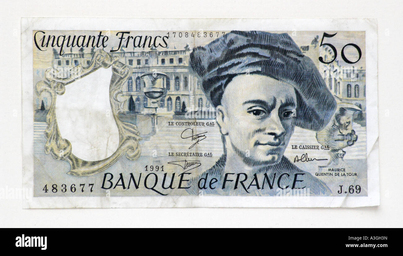French bank note hi-res stock photography and images - Alamy