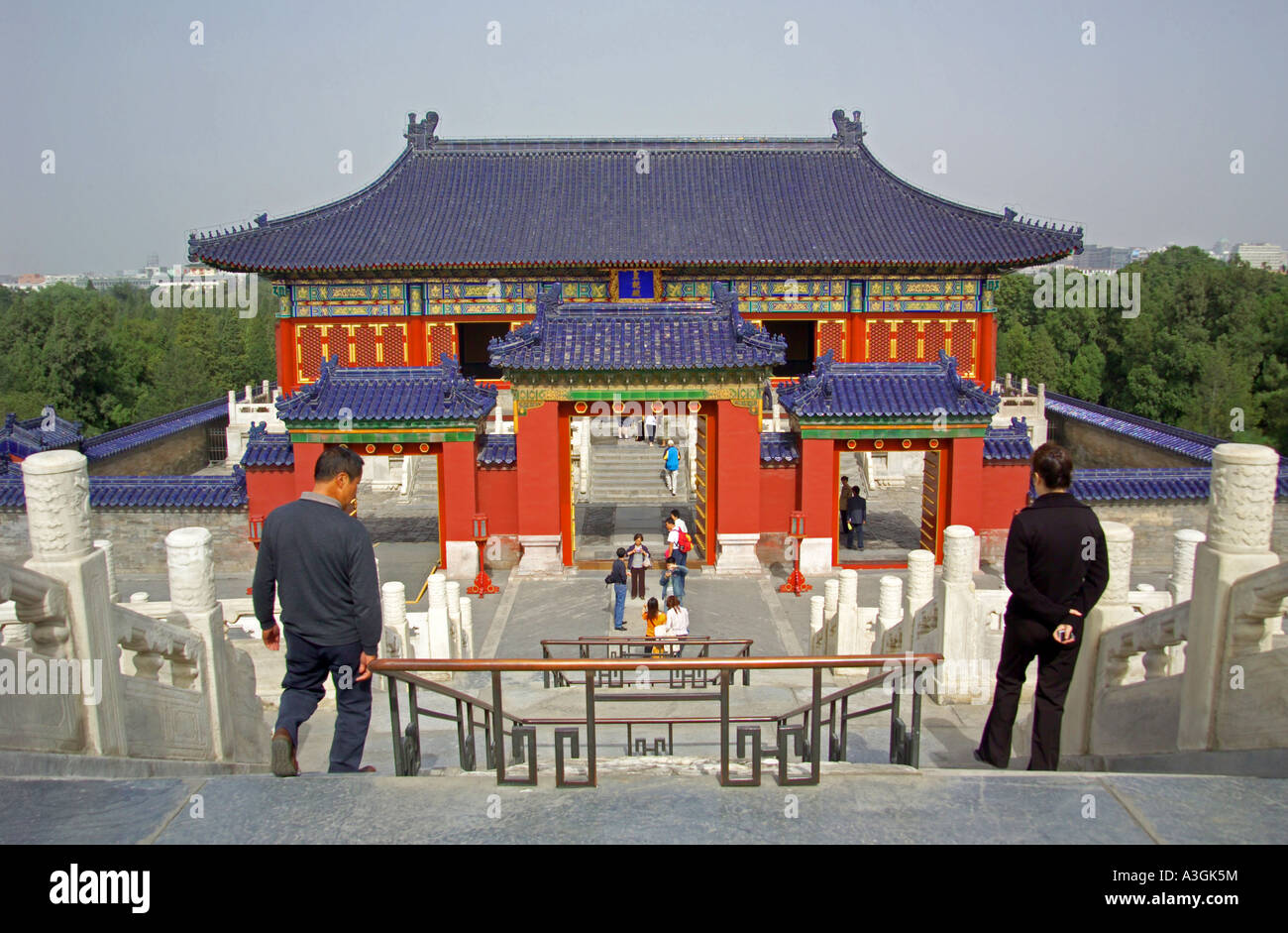 Gates from the Temple of Heaven Stock Photo