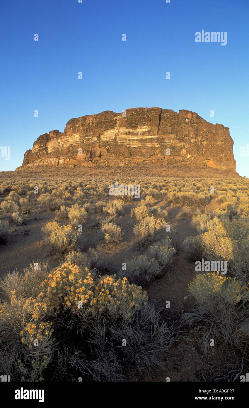 Fort Rock a formation of eroded layers of volcanic ash Fort Rock State