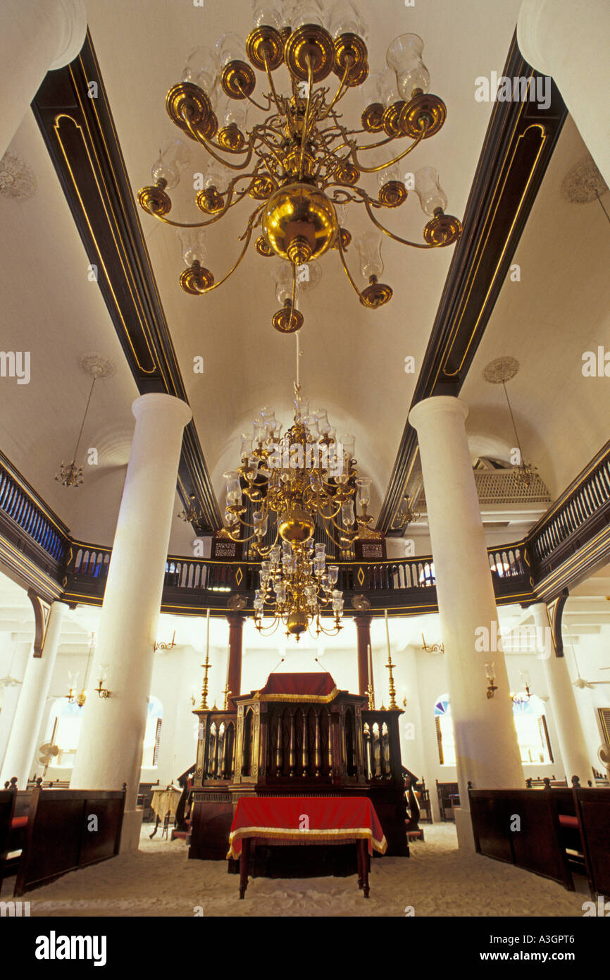 Mikvé Israel Emanuel Synagogue Curaçao Netherlands Antilles Stock Photo