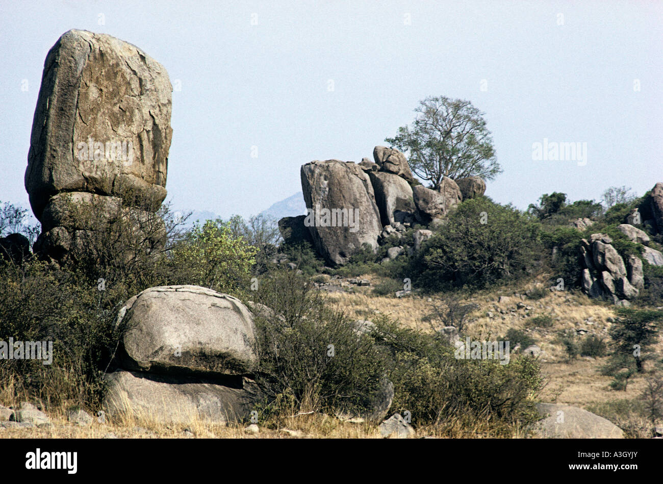 Inselbergs Serengeti National Park Tanzania Africa Stock Photo Alamy