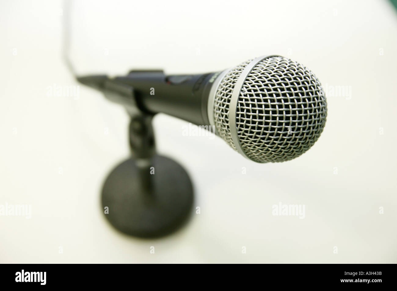 Microphone cut out Stock Photo Alamy