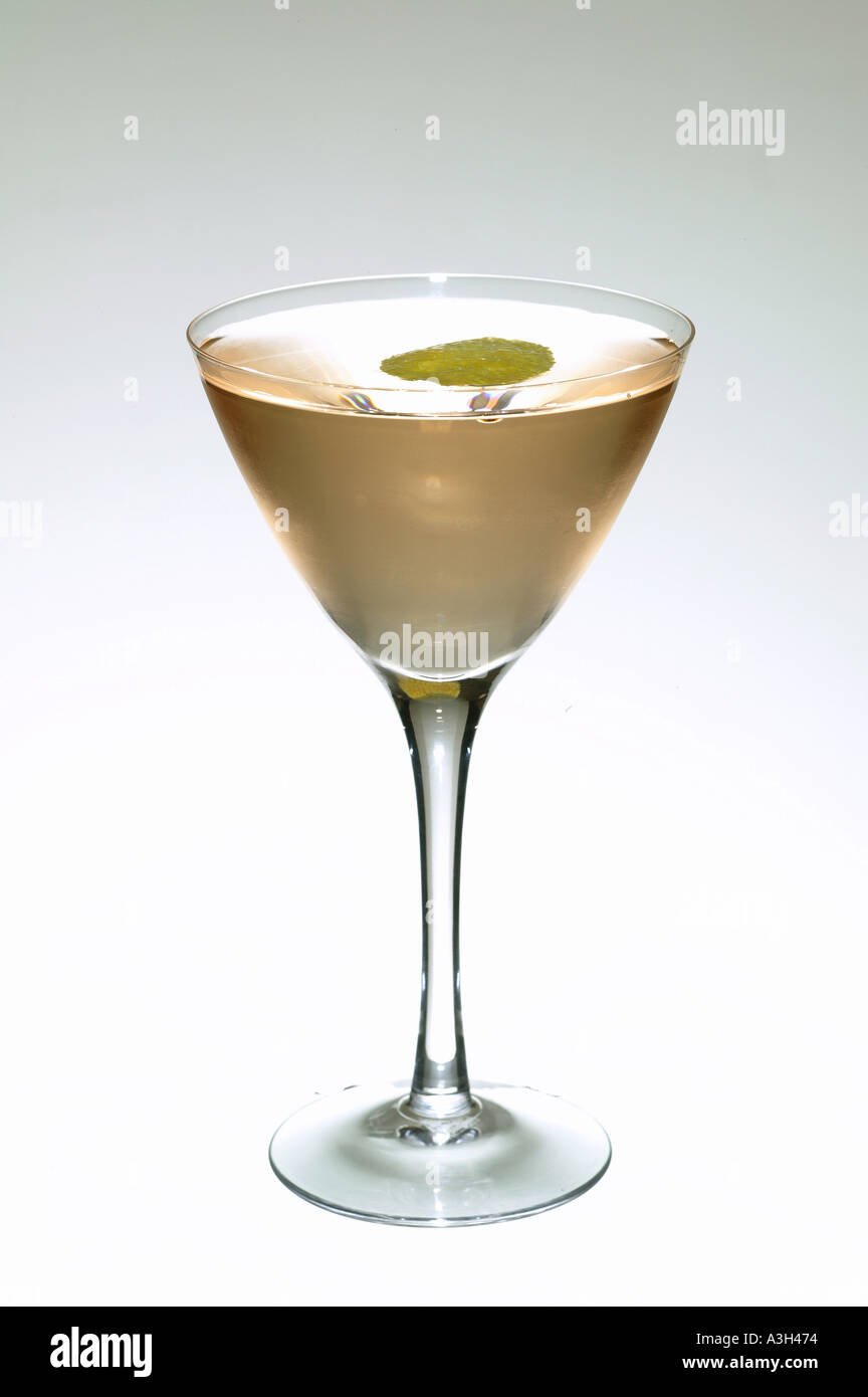 Pink Gin Martini Stock Photo Alamy