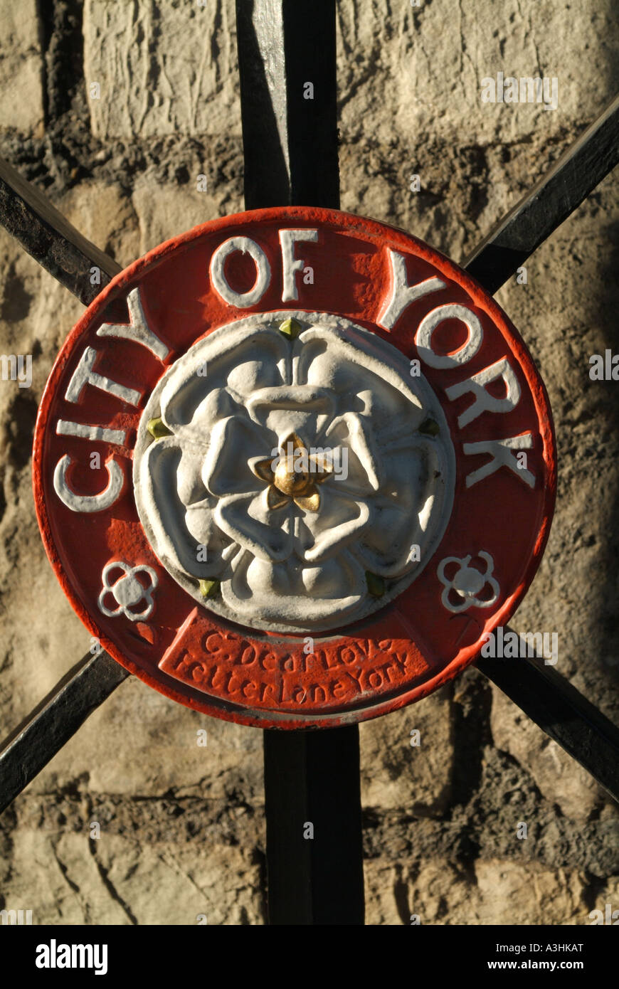 City of York badge. Stock Photo