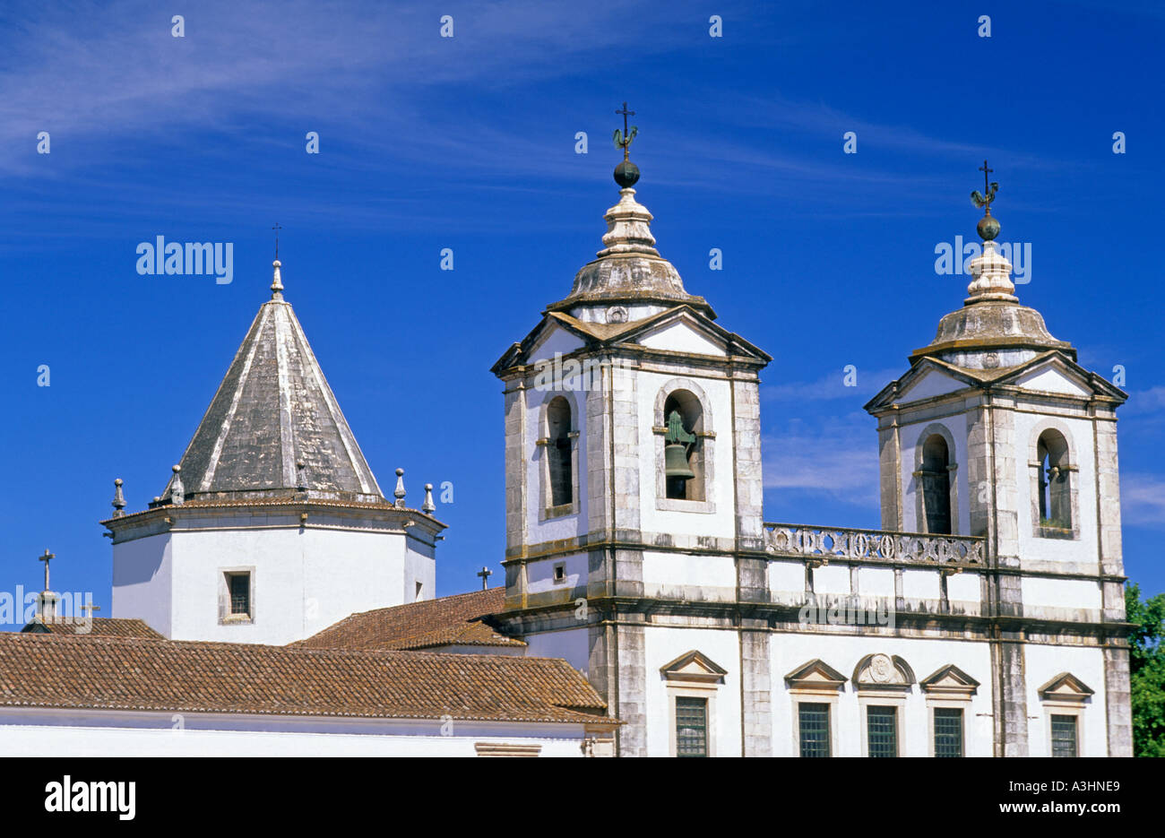 Church Igreja dos Agostinhos Vila Vicosa Alentejo Portugal Europe Stock Photo