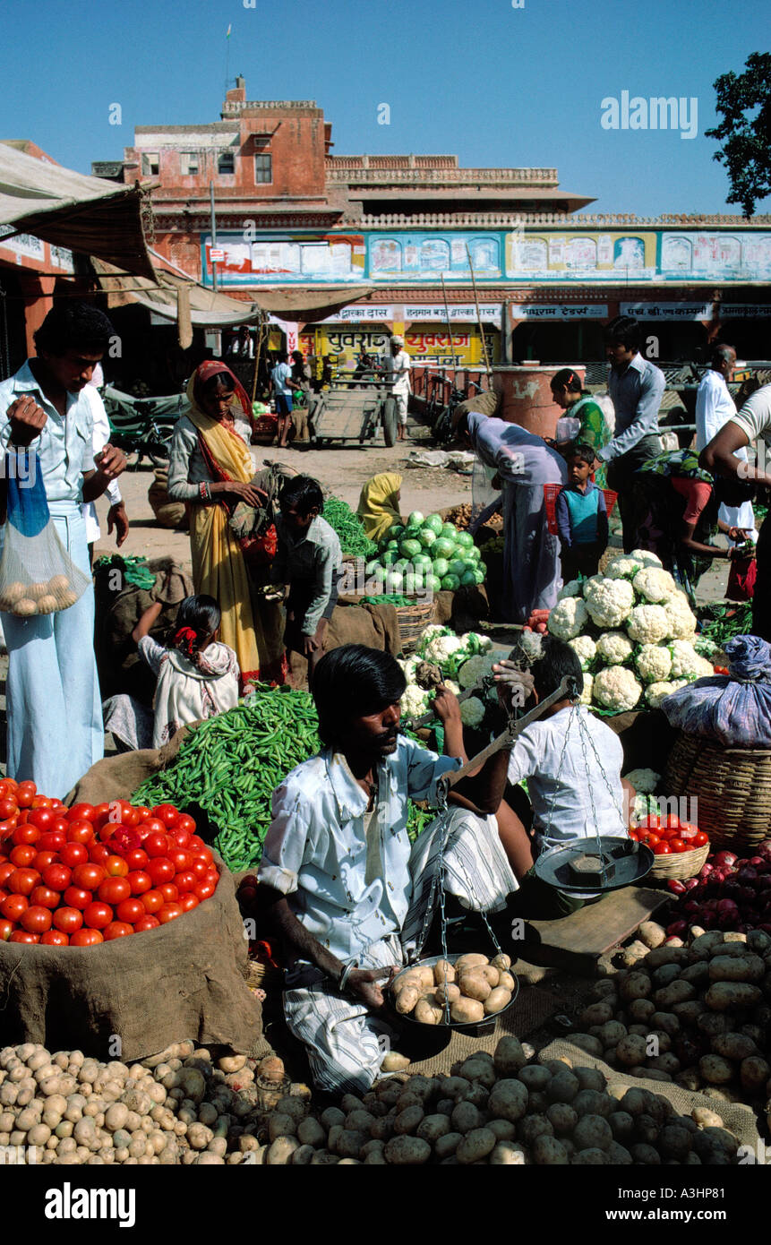 fruit and vegetable market village of khajuri state of westbengal india Stock Photo