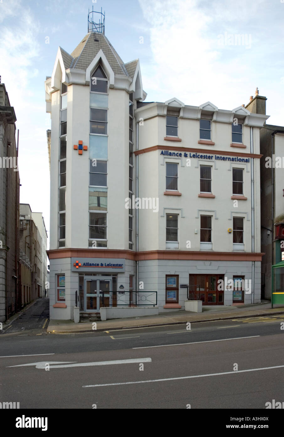 Alliance & Leicester, Douglas, Isle of Man Stock Photo