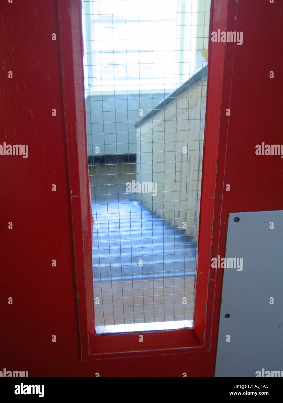 Wired Glass Door Stock Photos Wired Glass Door Stock Images Alamy