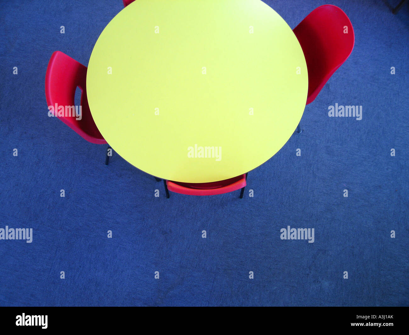 Birds eye view table chairs hires stock photography and images Alamy