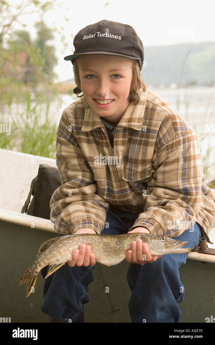 Proud boy with fish hi-res stock photography and images - Page 3 - Alamy