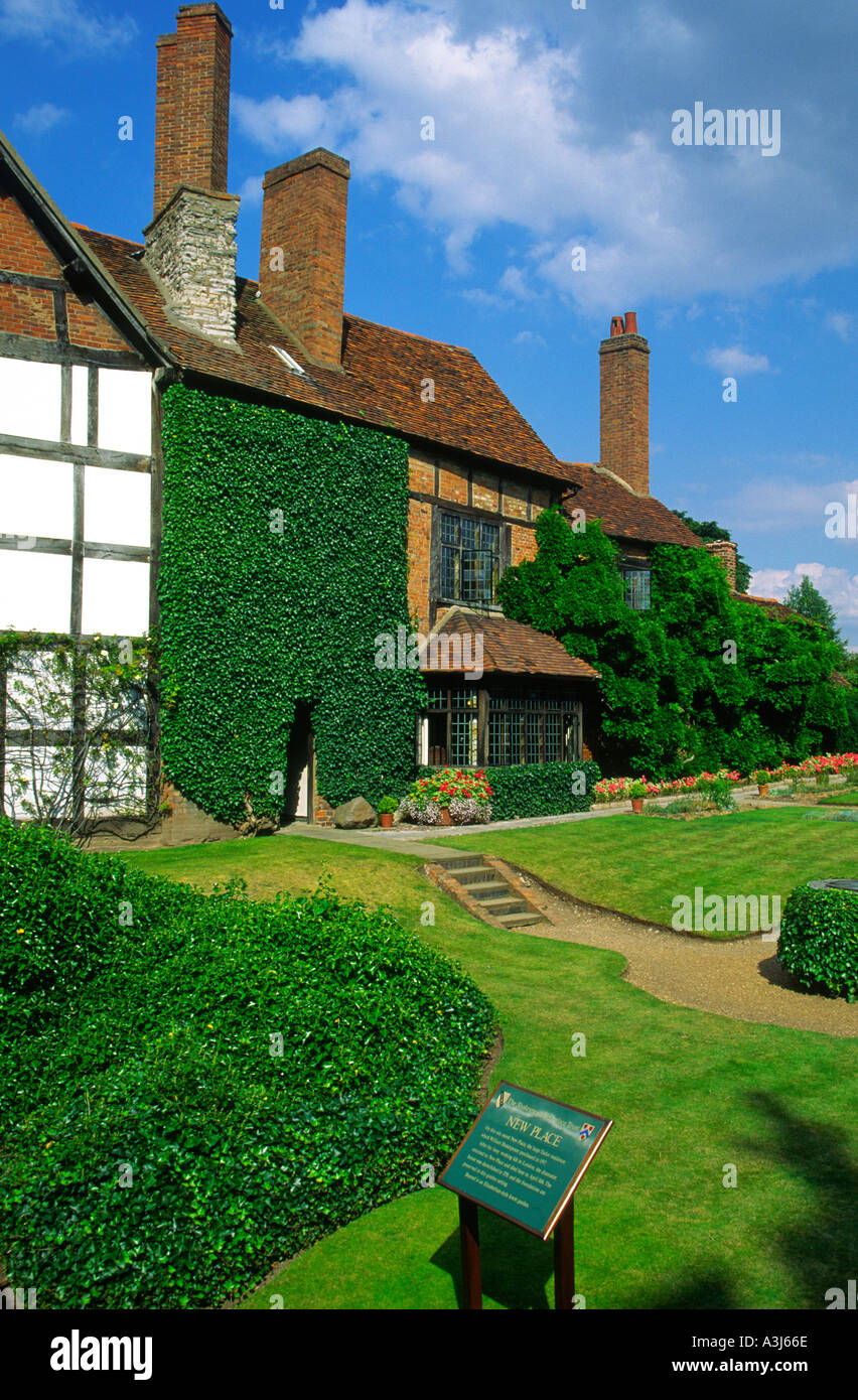 New Place the site of the house where William Shakespeare died