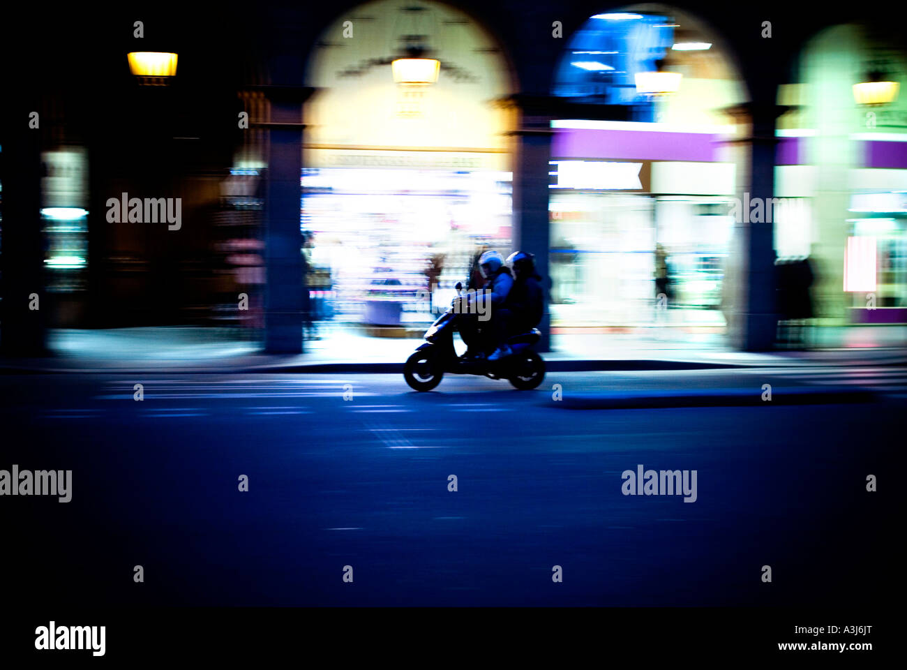 Moped, Paris, France Stock Photo Alamy