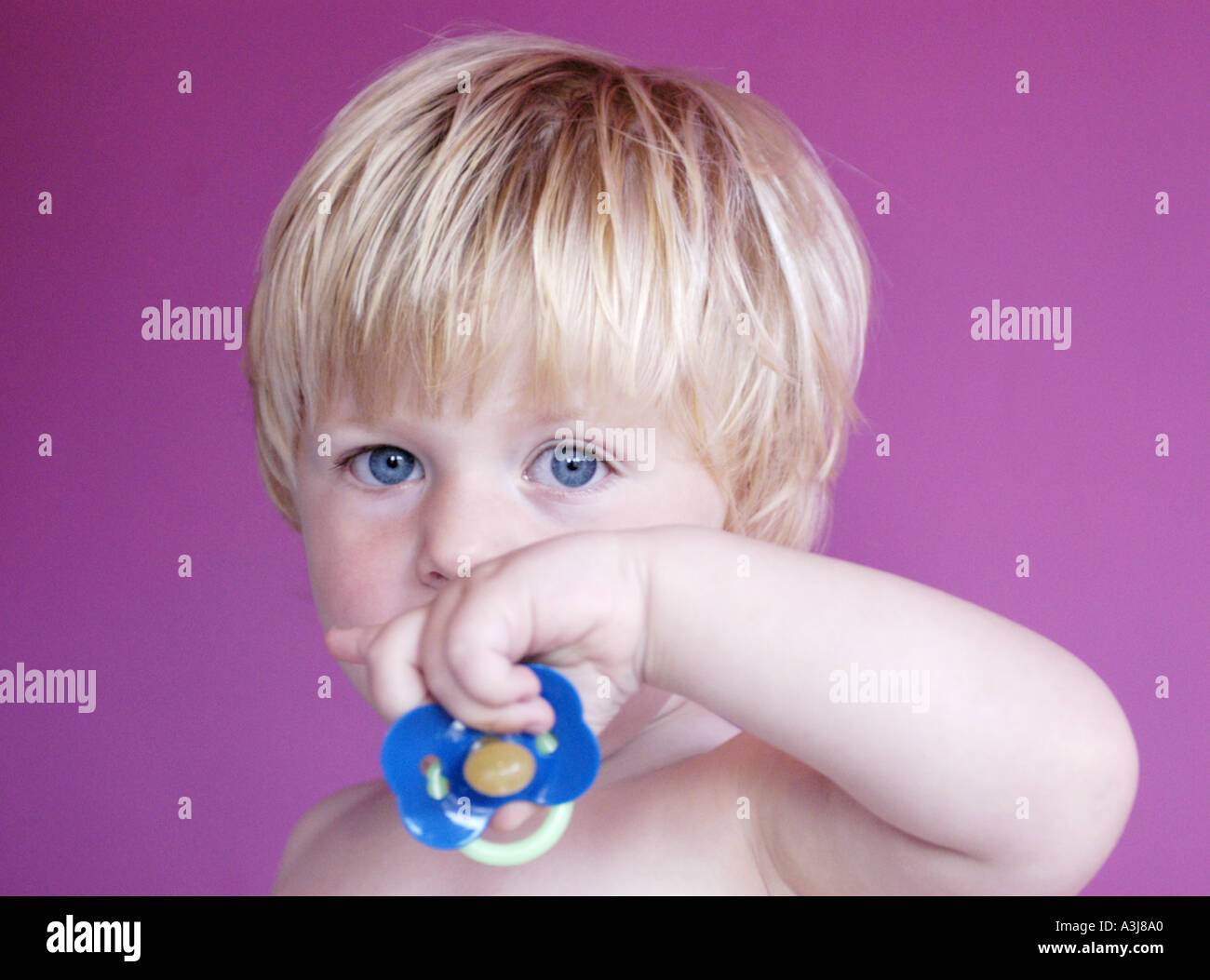 Child with Dummy Stock Photo Alamy