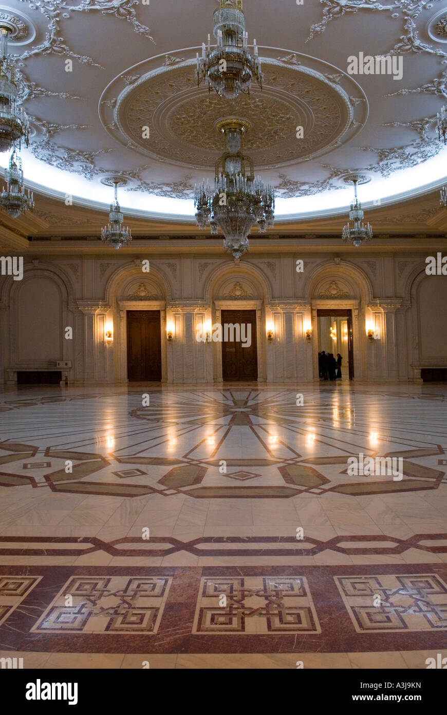 musical Foreigner coupler Interior view of The Palace of the Parliament (Palatul Parlamentului) in  Bucharest, Romania Stock Photo - Alamy