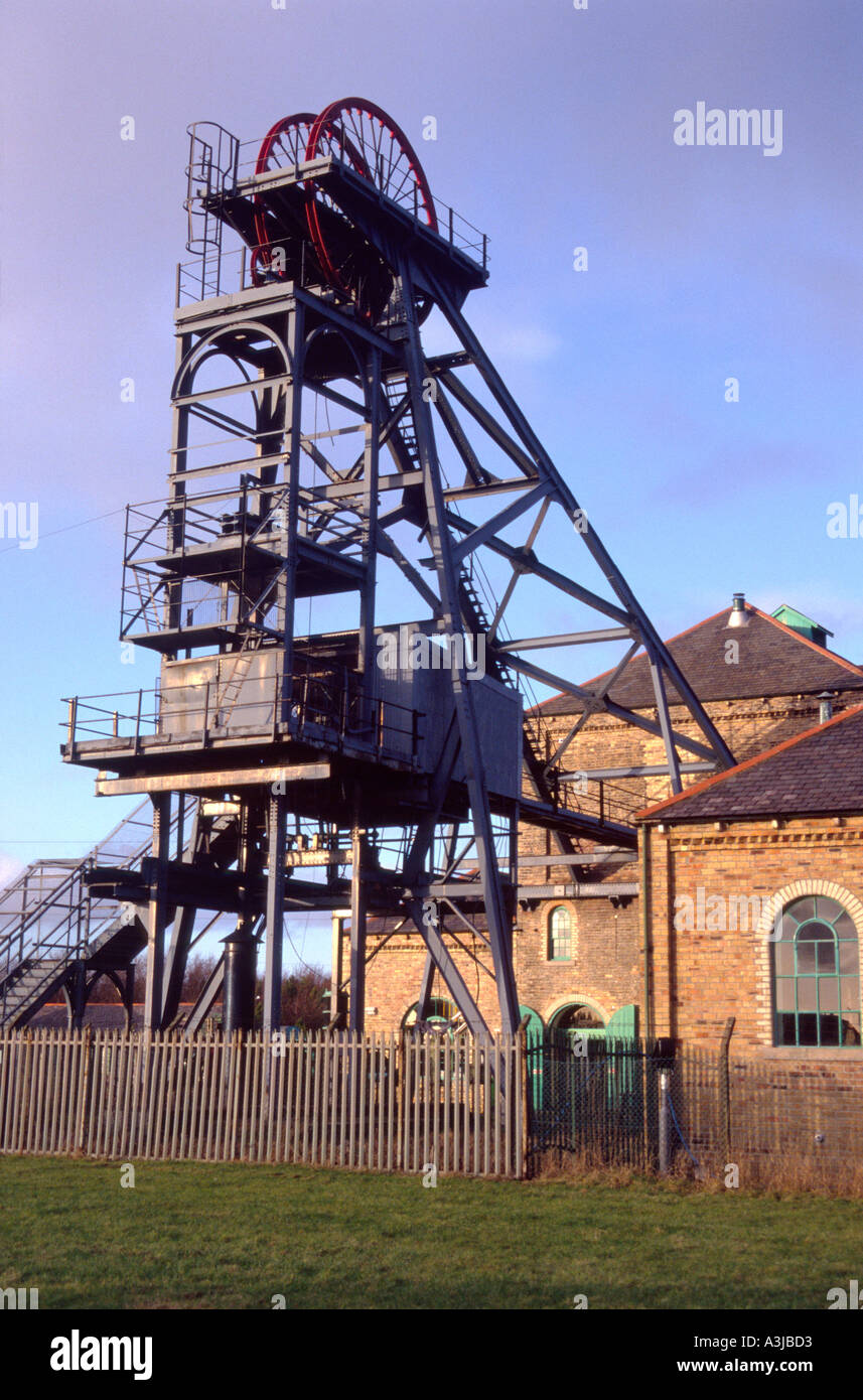 Pit Head Winding Gear Woodhorn Colliery Museum Ashington Northumberland ...