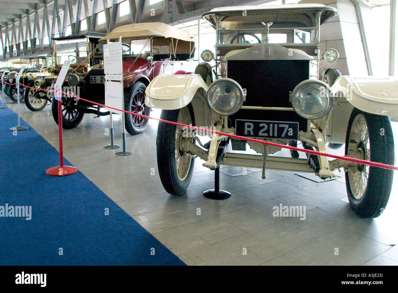 Turin museum of the motor car torino museo dell automobile Italy Stock