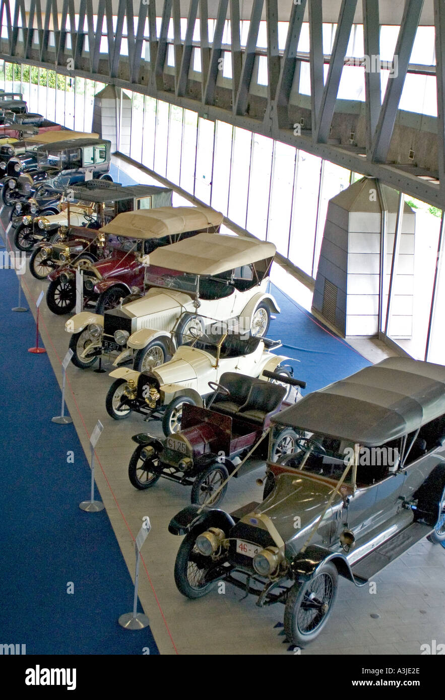 Turin museum of the motor car torino museo dell automobile Italy Stock