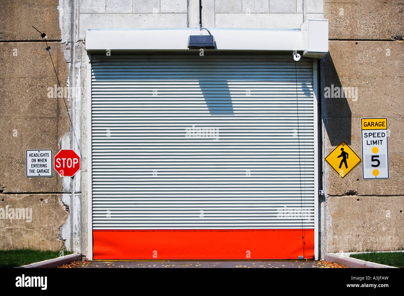 Warehouse garage Stock Photo Alamy