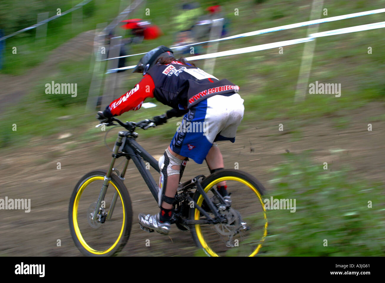 Bicycle racing 24 Hours of Adrenalin Stock Photo