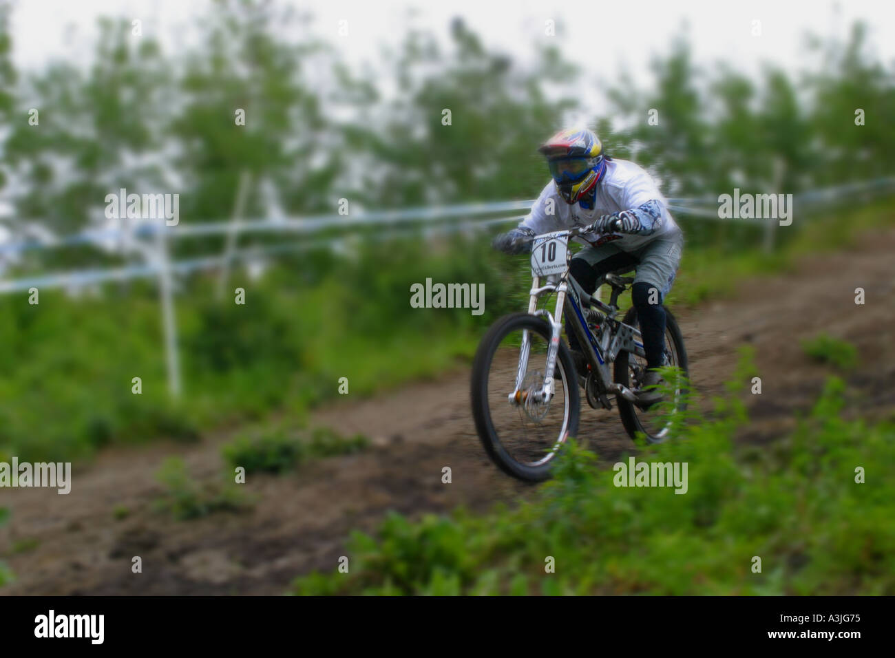 Bicycle racing 24 Hours of Adrenalin Stock Photo