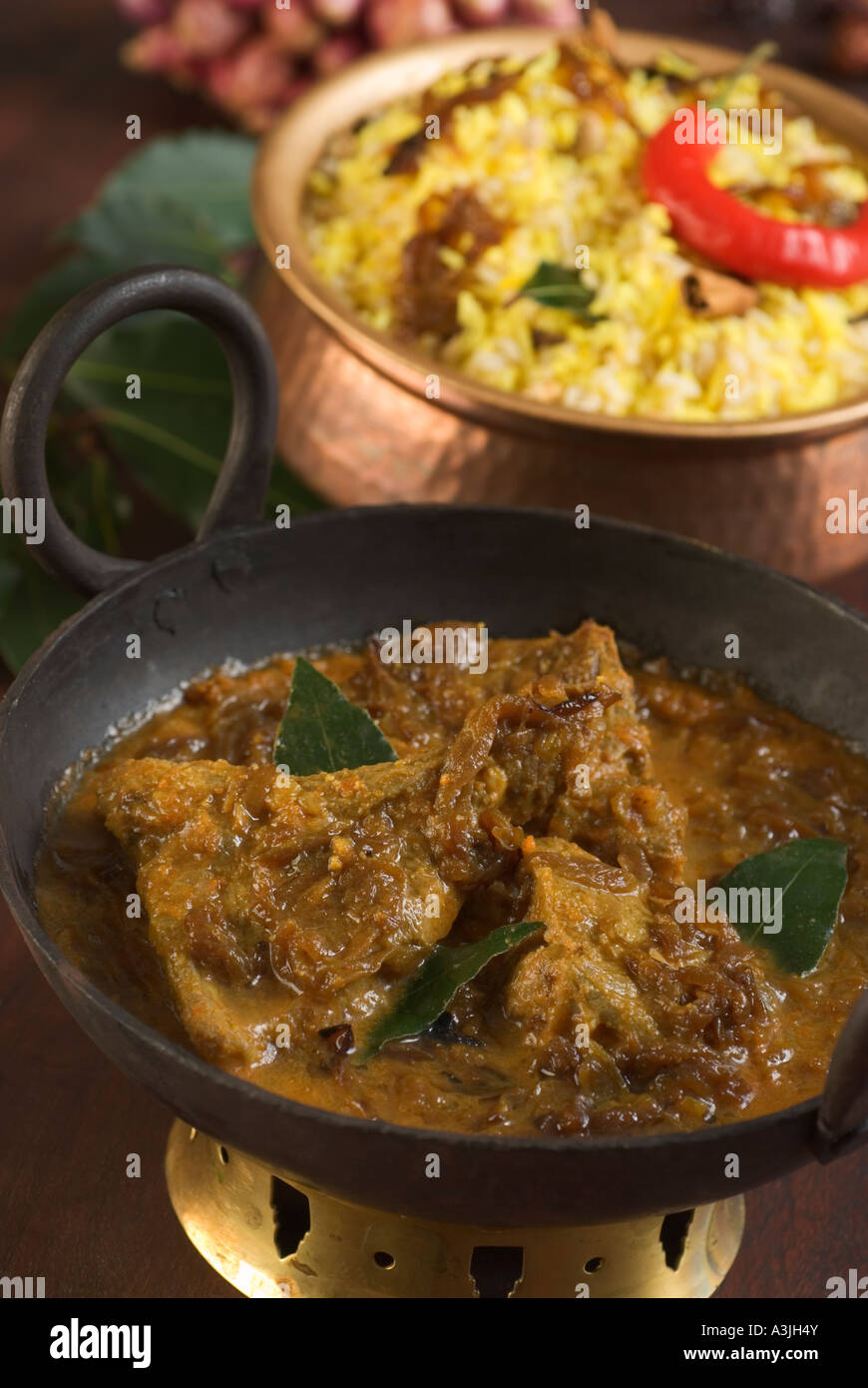 Rogan Josh India Kashmir food Stock Photo Alamy