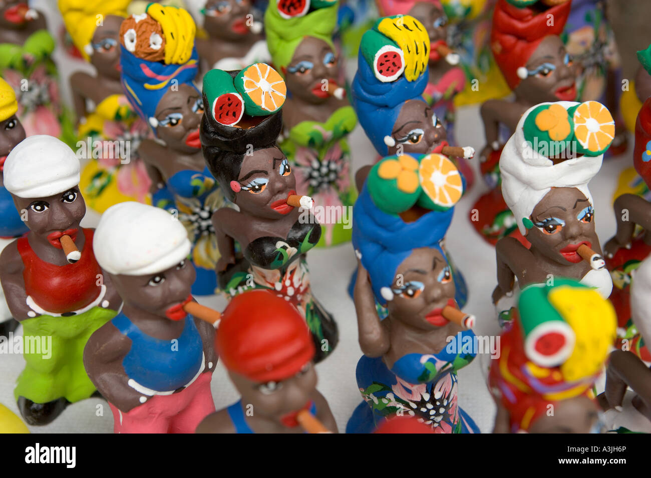 Souvenir stall, Havana, Cuba Stock Photo