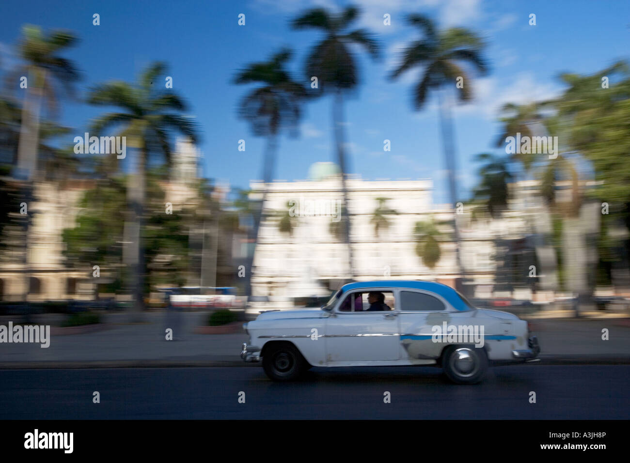 1950 s American car, Havana, Cuba Stock Photo