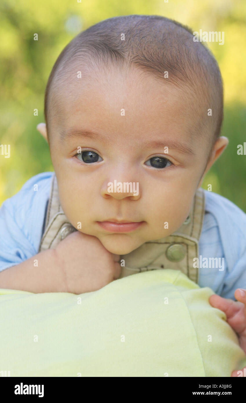 Portrait of Baby Outdoors Stock Photo - Alamy