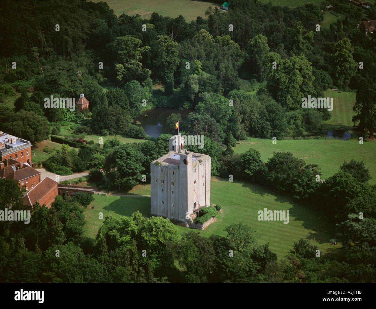 Hedingham castle arial hires stock photography and images Alamy