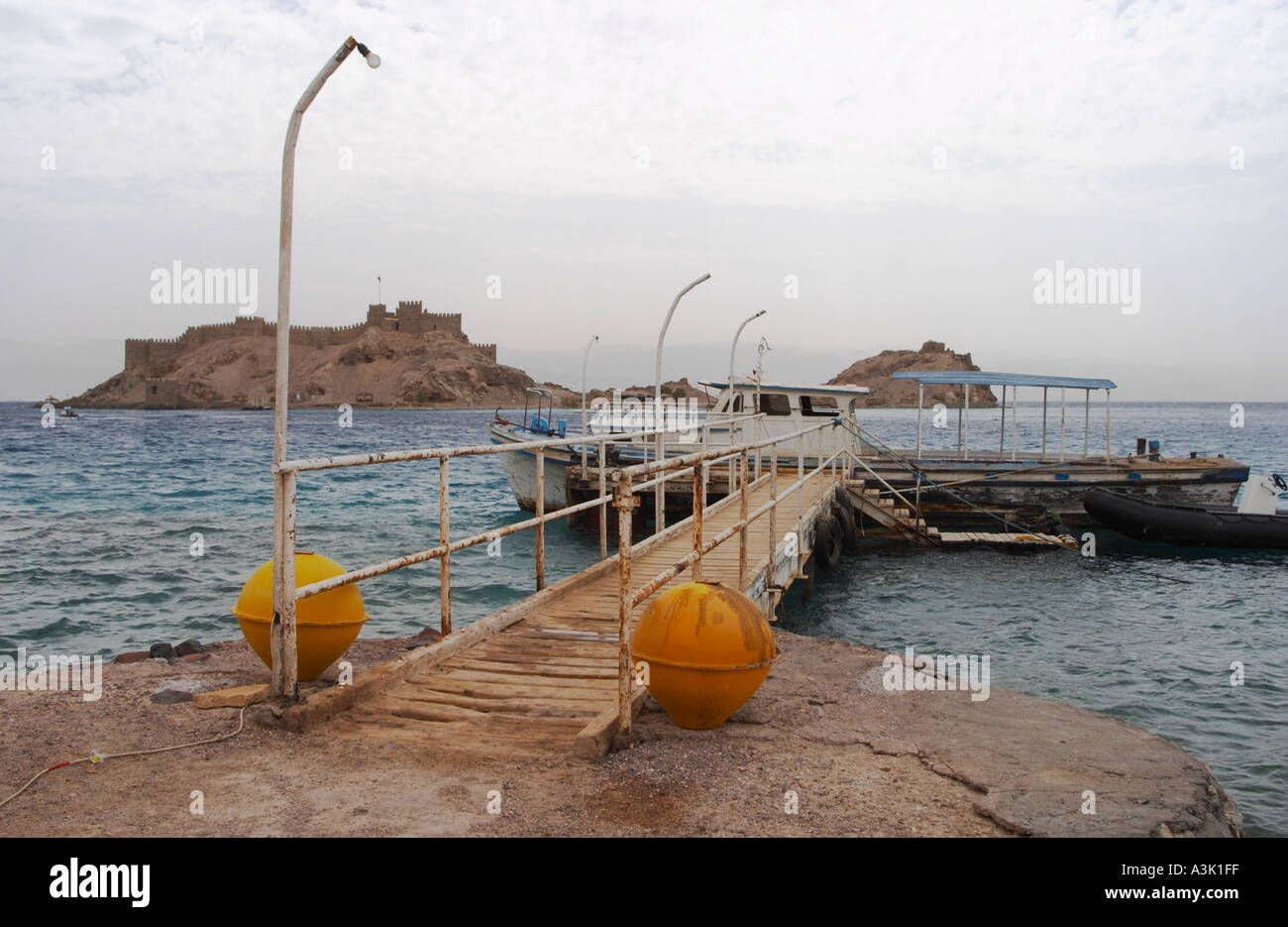 Pharaoh s Island Taba Sinai Peninsula Egypt Stock Photo - Alamy