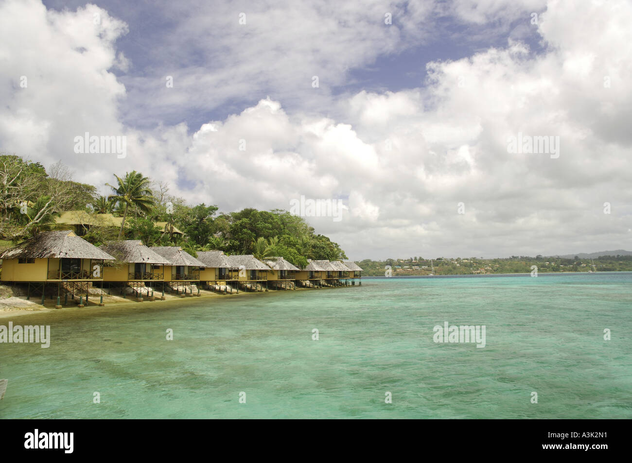 Iririki Island Resort Hotel Port Vila Vanuatu Stock Photo