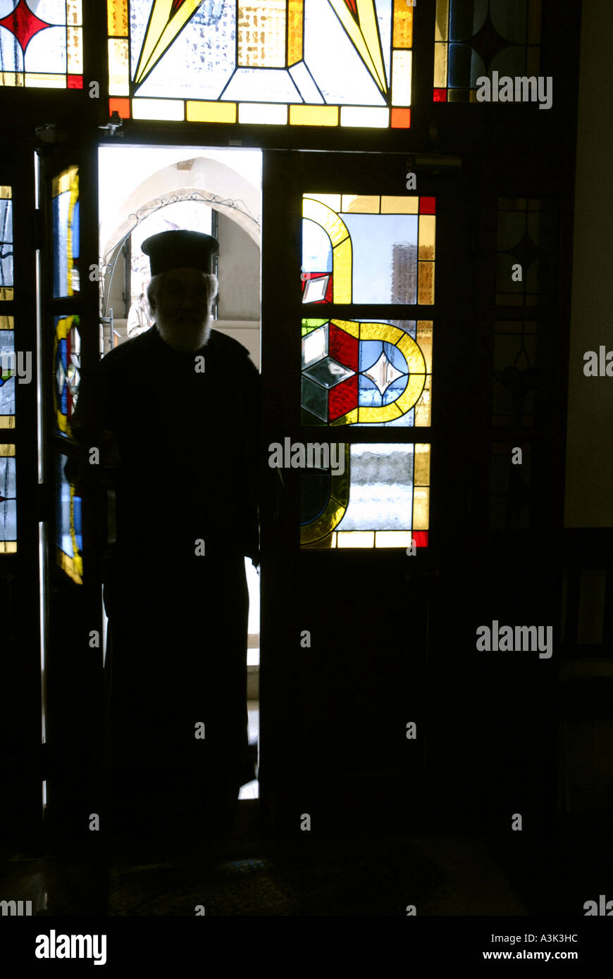 Timiou Stavrou monastery Omodhos Cyprus Stock Photo Alamy
